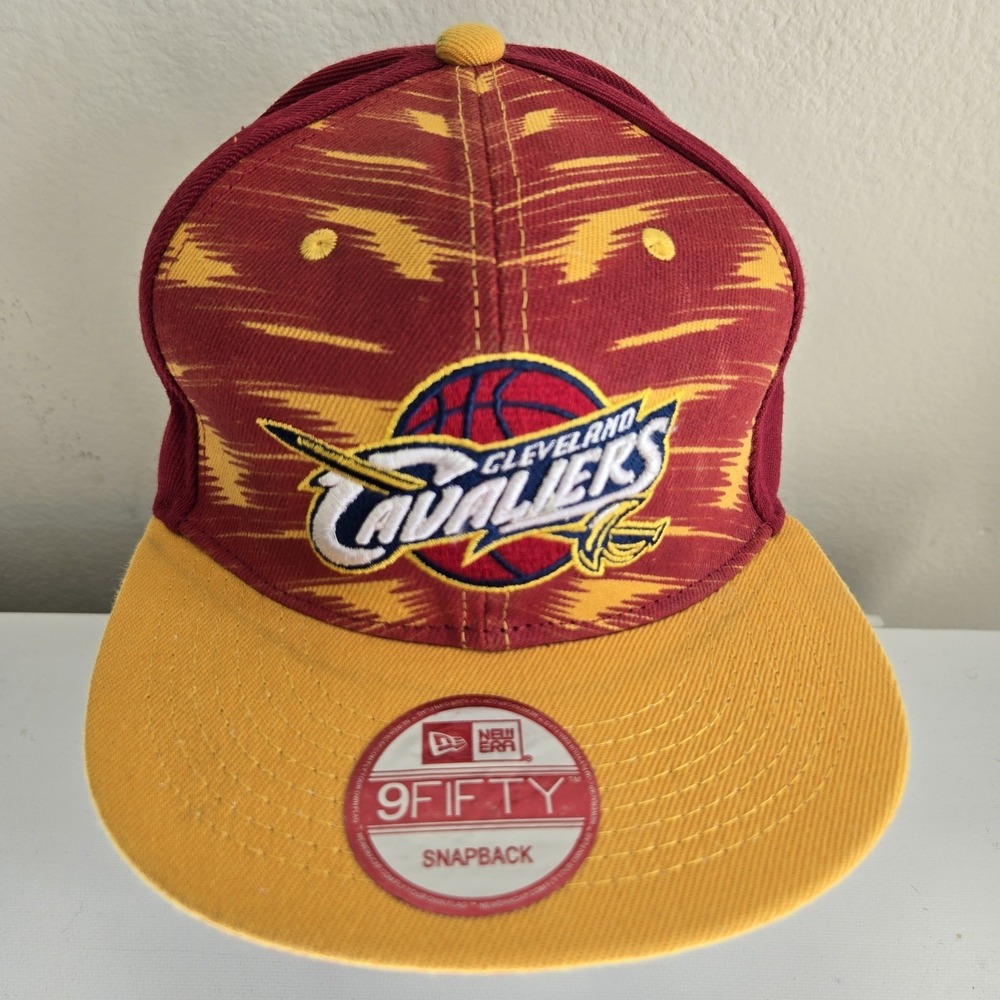 NBA New Era Cleveland Cavaliers Tiger Print Hardwood Classics Snapback Hat